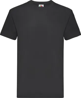 Immagine prodotto di Fruit of the Loom 61-044-0 | Maglietta da uomo Super Premium - Colore: Nero - Taglia: M