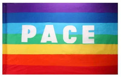 Regenbogen-Friedensflagge 90x150 cm Polyester