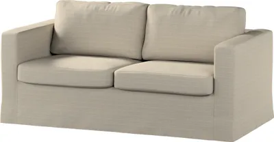 Produktbild von Dekoria Bezug für Karlstad 2-Sitzer Sofa nicht ausklappbar, lang, beige, Sofahusse, Karlstad 2-Sitzer
