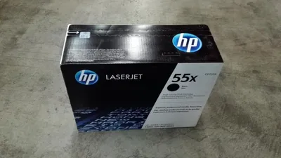 Produktbild von HP 55X Schwarz Original LaserJet Tonerkartusche mit hoher Reichweite, 12500 Seiten, Schwarz, 1 Stück(e)