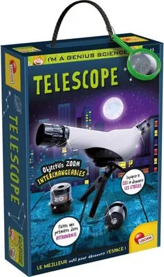 Produktbild von Teleskop mit Stativ I'M A GENIUS, Wissenschaftliches Teleskop, Naturbeobachtung, Astronomie, Kinder 7+ Jahre