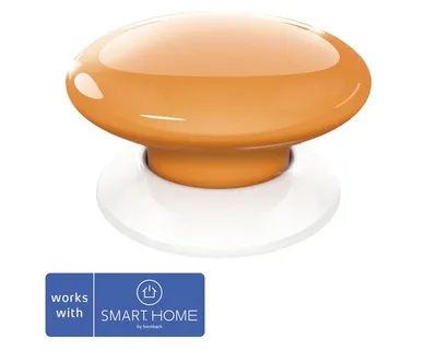 Obrázok produktu pre Fibaro The Button, Bezdrôtový, Alarm, Oranžová, 50 m, 868.4/869.8 MHz, 1 kusov