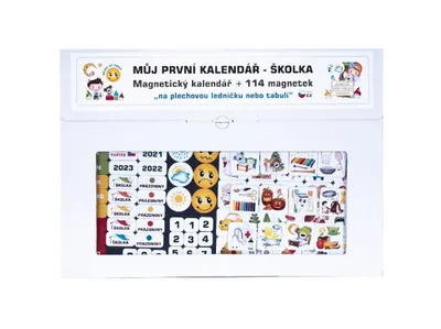 Zdjęcie produktu dla Kalendarz magnetyczny - Szkółka 114szt magnesów w kartonie