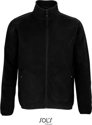 Produktbild von SOLs 03823 | MenŽs Factor Zipped Herren Fleece Jacke - Farbe: Black - Größe: XL