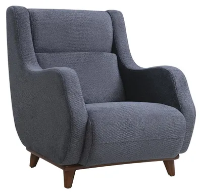 Produktbild von Grau Sessel Modern Sitz Wohnzimmer Polstermöbel Textil Möbel Design Neu