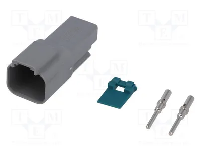 Immagine prodotto di 1 connettore: morsetto per cavi, connettore maschio. Dimensione: 16 AT04-2P-KIT01