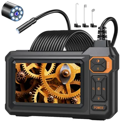 Zdjęcie produktu dla REVENTO® Kamera inspekcyjna DeepEye endoskop 4.3" IPS 1920x1080P sonda 7,9mm 5m IP67 wodoodporna 8 LED do rur, silnika, wentylacji