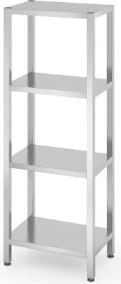 Immagine prodotto di HENDI Scaffale con 4 ripiani - avvitati, Linea Cucina, 600x400x(H)1800mm