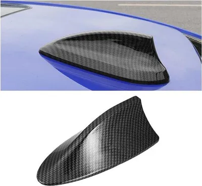 Zdjęcie produktu dla Osłona podwozia z anteną samochodową o niskim oporze powietrza – akcesoria samochodowe z włókna węglowego – wymiary 17 x 7 x 6,7 cm