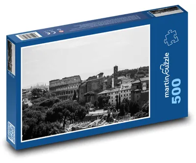 Obrázek produktu pro Puzzle 500 Panorama Říma - Koloseum - martinpuzzle