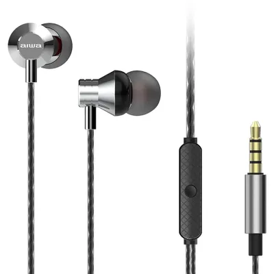 Zdjęcie produktu dla Aiwa ESTM-50SL, Przewodowa, Muzyka, 20 - 20000 Hz, 13 g, Zestaw słuchawkowy