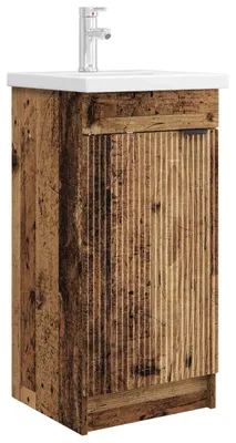 Produktbild von vidaXL Badezimmerschrank mit Waschbecken Altholz 42 x 40 x 84,5 cm