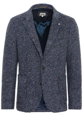 Productafbeelding van camel active heren blazer met revers, grijs-blauw, menswear-50