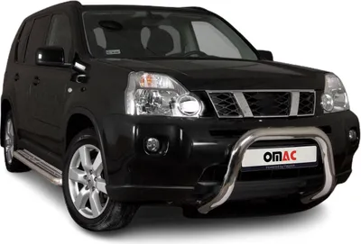 Produktbild von Frontbügel Frontschutzbügel für Nissan Pathfinder 2010-2016 mit ABE Stahl Silber