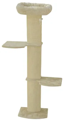 Produktbild von Wandkratzbaum Stella grau 186 × 45 × 39 cm – Beige