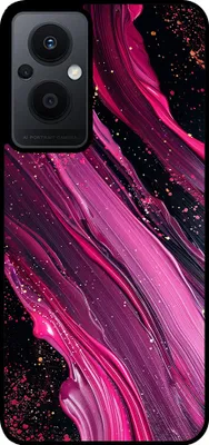 Produktbild von Smartphonica Telefon Fall geeignet für Oppo Reno7 Lite mit Marmor-Druck - TPU zurück Abdeckung Fall Marmor-Design - lila rosa