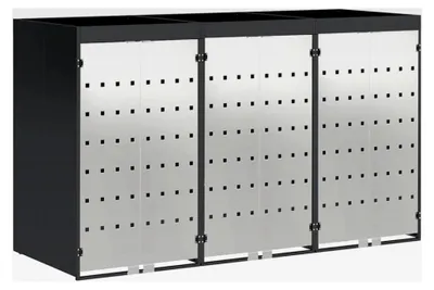 Produktbild von Müllbehälter für 3 Behälter Anthrazit