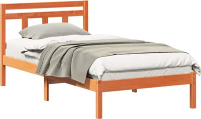 Obrázek produktu pro vidaXL Rám postele hnědý 90 x 200 cm z masivního borovicového dřeva