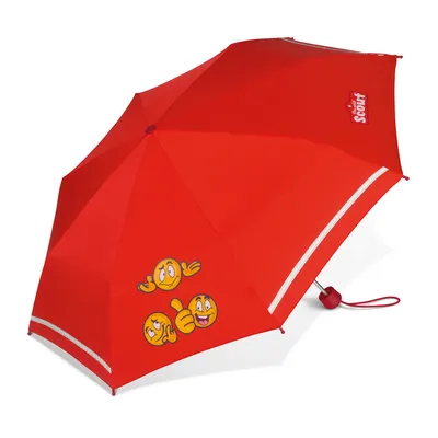 Zdjęcie produktu dla Parasol dziecięcy Scout Kids Emoji czerwony czerwony 10055