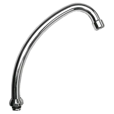 Produktbild von U-Auslauf für Wand-Armaturen chrom - 3/4" Anschluss 200 mm HOCH