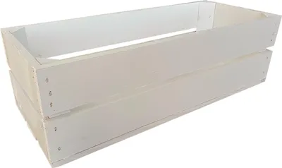 Produktbild von Weiß Holzkisten 50 x 20 x 15 cm massive Weinkisten in vielen Farben zur Auswahl Holz Kisten Obstkisten Apfelkisten, holzregal.