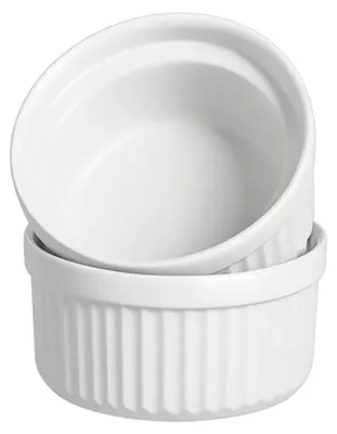 Immagine prodotto di Ciotole in Vetroceramica da forno, set da 6 pezzi, colore bianco