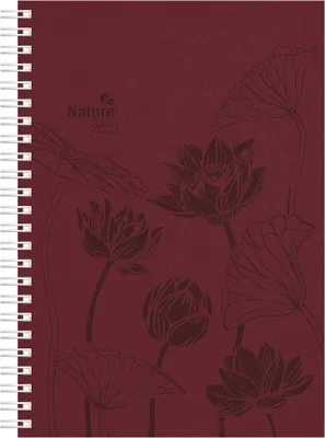 Produktbild von Wochenplaner Nature Line Flower Ringbuch 2027