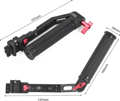 Zdjęcie produktu dla RS -series Sling Handgrip Regulowany uchwyt Zacisk szybkiego zwalniania Antypoślizgowa gumowa podkładka z gwintem 1/4 3/8 Uchwyt do zimnych butów na akcesoria Rozszerzenie