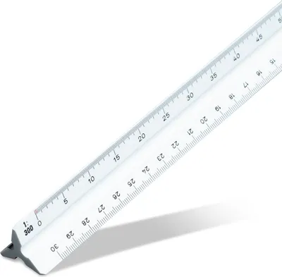 Obrázok produktu pre ARISTO AR23704EB ARISTO Dreikantlineal B, weiß