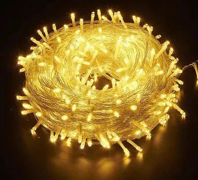 Produktbild von 20m 200 LED Lichterkette 8 Lichtmodi Lichterketten Innen Garten Party Weihnachten Halloween Hochzeit Deko, Warmweiß