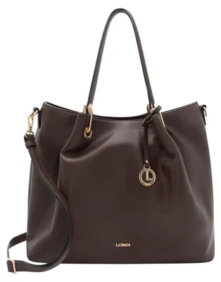 Productafbeelding van L.CREDI shopper schoudertas Ebony Shopper Chocolate bruine