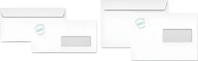 Image de Clairefontaine 1453C Enveloppes Clairefontaine C5, 162 x 229 mm, recyclées