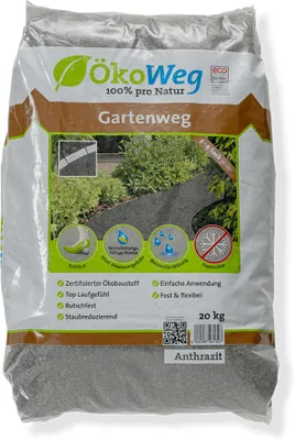 Produktbild von ÖKO FUGE Gartenweg, Körnung:0 - 8, Verpackungseinheit:20 kg, Farbe:Anthrazit