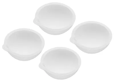 Keramik-Schmelztiegel 4er-Set, 250 g, für Gold, Silber, Kupfer