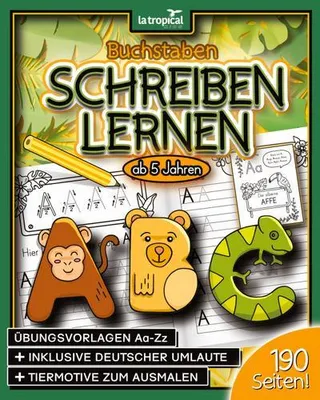 Produktbild von Buchstaben schreiben lernen ab 5 Jahren