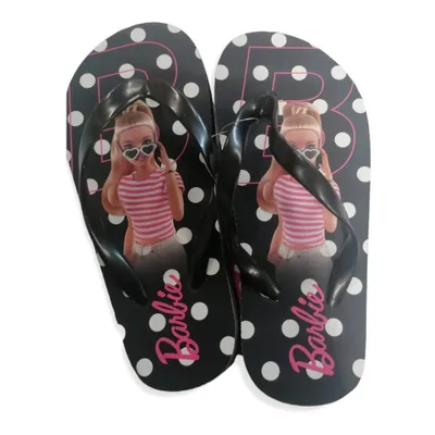 Produktbild von Flip Flop / Badeschuhe / Badeschlappen / Badesandalen "Barbie mit Herzbrille" 33/34