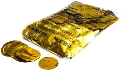 Produktbild von Magic FX Metallic Konfetti Rund Ø55mm  - Gold 1kg
