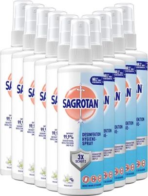 Produktbild von Sagrotan Hygiene-Pumpspray 250ml 10er Pack (10 x 250ml)