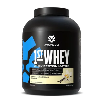 Imagen del producto de Polleo Sport 1st Whey, 2270 g - Sabor Vainilla de Madagascar