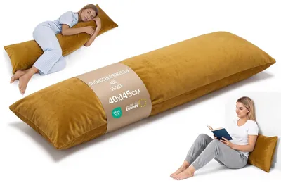 Produktbild von Ergonomisches Seitenschläferkissen mit abnehmbaren Bezug 40 x 145 cm