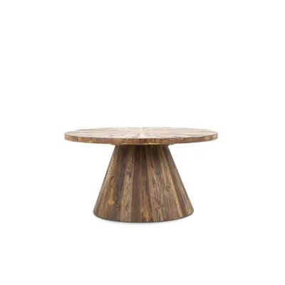 Productafbeelding van Salontafel Nadia, diameter 75 cm, van teakhout - bruin
