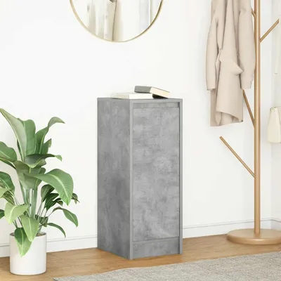 Image de vidaXL Sideboard gris béton 29,5x34x76 cm Bois composite