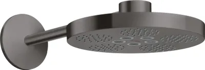 Produktbild von Kopfbrause AXOR ONE 280 2jet mit Brausearm brushed black chrome brushed black chrome
