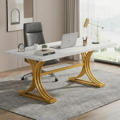 Obrázok produktu pre Písací stôl – Pracovný stôl – Herný stôl – Počítačový stôl – Štúdiový stôl – Rozmery: viac ako 160 x 80 cm