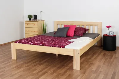 Produktbild von Bett 160 x 200 cm Kiefer massiv Natur