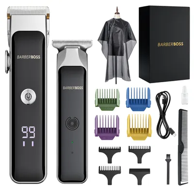 Zdjęcie produktu dla BarberBoss - Przenośny trymer do brody i włosów, trymer do twarzy dla mężczyzn