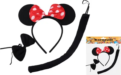 Produktbild von Karneval-Set – schwarze Maus