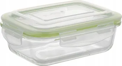 Zdjęcie produktu dla Pojemnik do żywności Frigo szklany prostokątny 640ml Florina