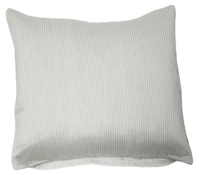 Produktbild von Wende Kissenhülle Satin silber Baumwolle Kissenbezug 80x80 cm