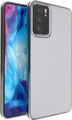 Image de Étui de protection en silicone transparent pour Oppo Reno 6 5G - Neuf